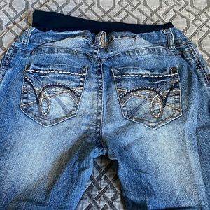 Maternity Cropped Jeans